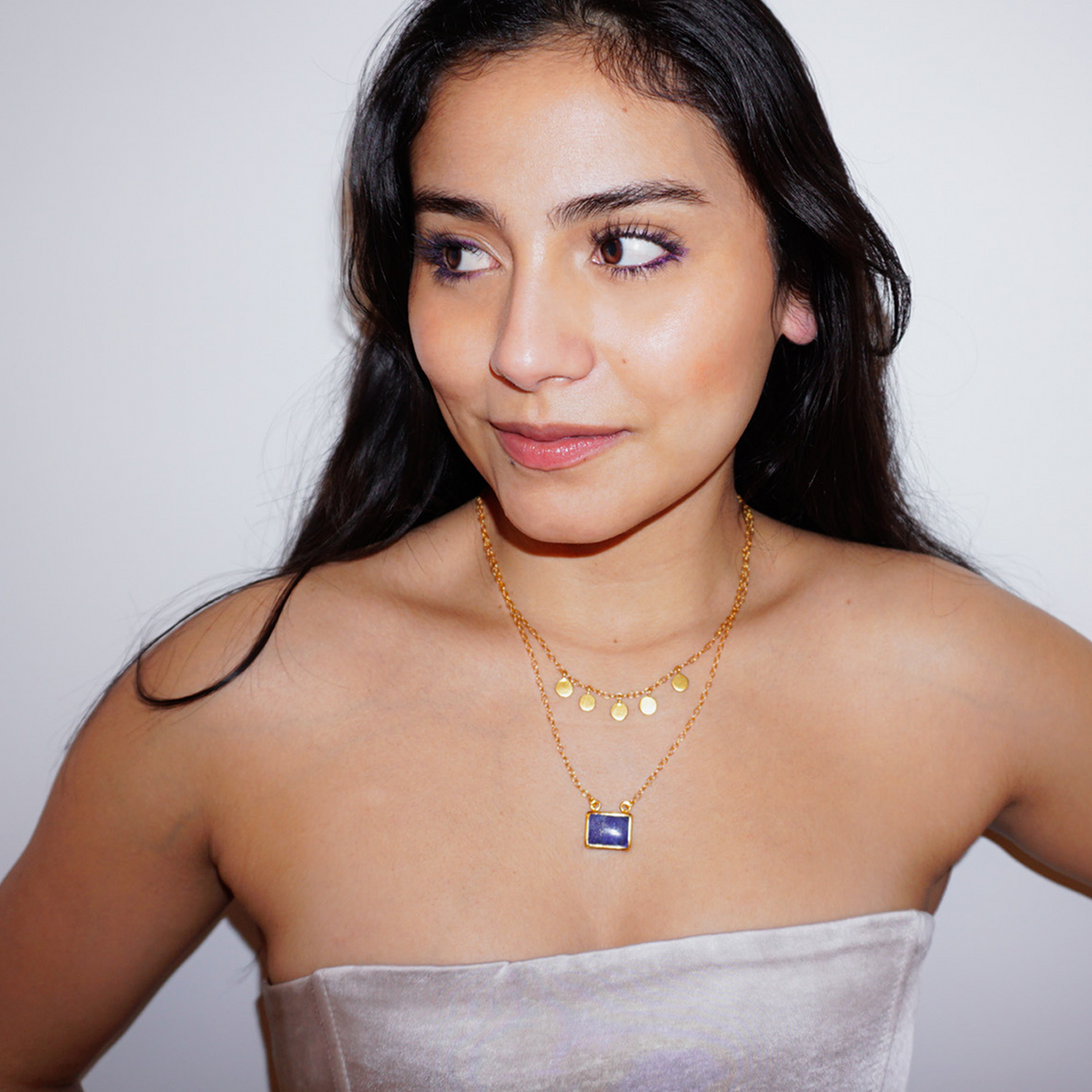 Lapis Lazuli Layer Pendant
