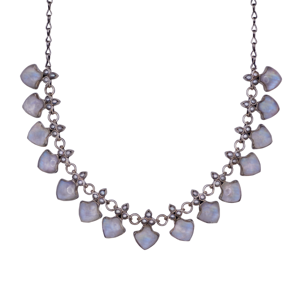 Rani Necklace Moonstone And Pearl