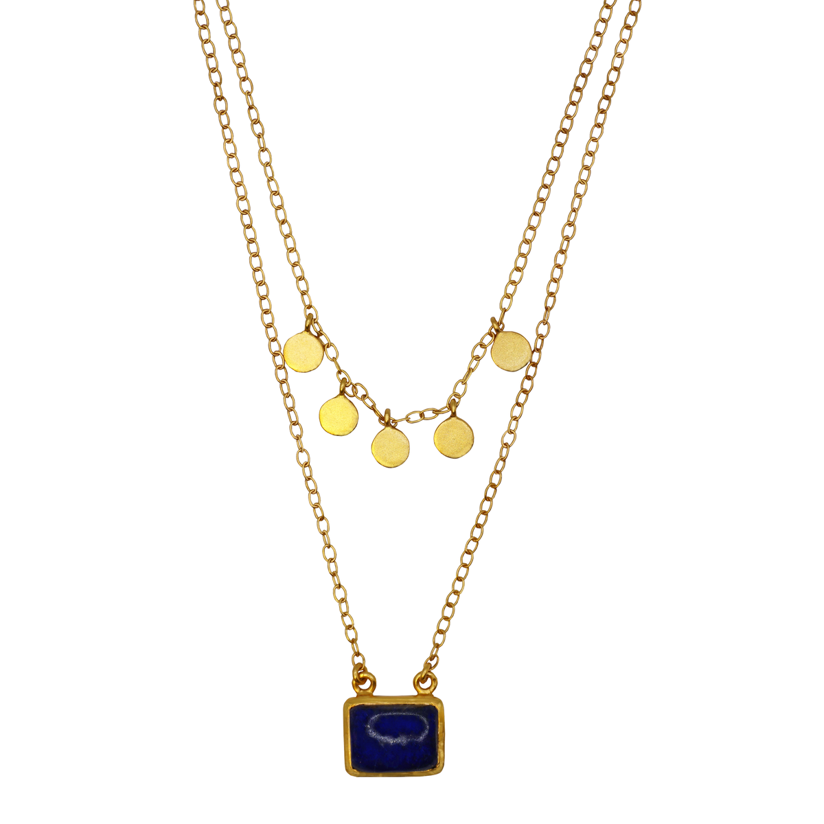 Lapis Lazuli Layer Pendant